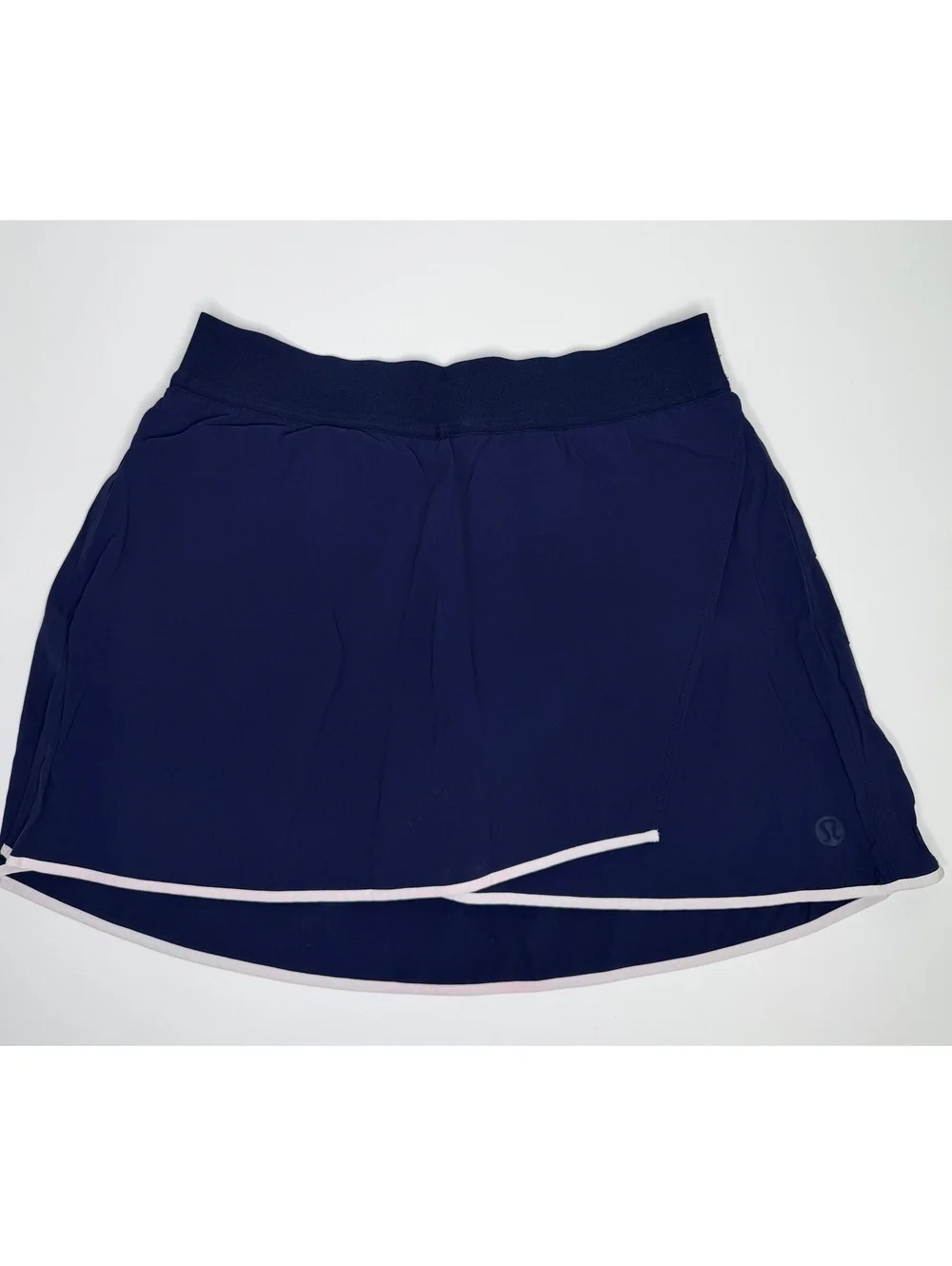 Lululemon Lightweight Wrap-Front Tennis Skirt Club Blue / White Size M